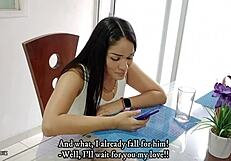 Hot Latina Seduces Plumber for Cumshot Payment