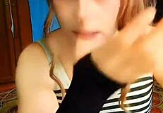 Sexy sissy kitty dancing with big ass.