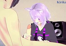 Watch Inugami Korone and Nekomata Okayu in intense sex? Hololive VTuber hentai!