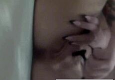 sexy christy mack in makeup room bath bts masturbating