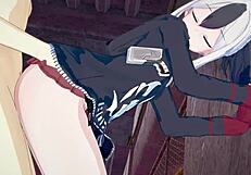 Blue Archive Goth Girl Kayoko In 3D Animation