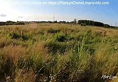 Wow! Marlyn Chenel Fucks Me in Stunning Outdoor Spot!