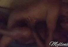 casal amador explores sensual massage and anal with brunette's small tits