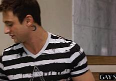 Is this big black cock fucking the french bodybuilder?