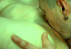 amateur couple in passionate lingerie scene