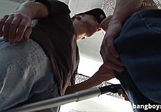 Beautiful guys start by licking each other's asses, then push dick in deeply.