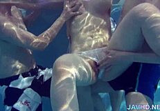 Girl Experiences Group Fun In Asian Compilation