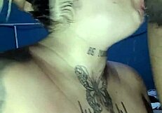 latina blonde lover chats from mouth to ass in anime style