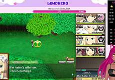 Vtuber lewdneko plays evenicle with moaning?