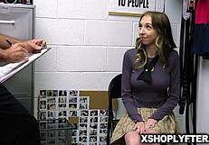 Hell Yeah! Rusty Nails Slams Breezy Bri Over Office Desk and Chair!