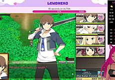 Vtuber lewdneko plays evenicle with moaning?