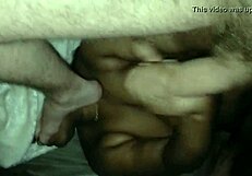 I feel a rain of cum while she dominates my face with her feet