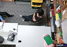 hot teen thief avoids jail with security guard fuck