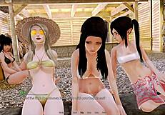 playing harem hotel game in a hotel