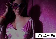Watch Taylor Vixen masturbate wildly in her pink room!