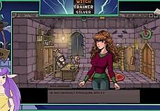 witch trainer silver part 10, what naughty secrets await in this hentai game?