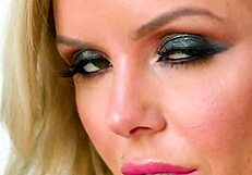 Bigtits Pornstar Babe Pleasures Hard Dicks in Blowbang