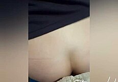 My cousin surprises me with her big tits, leading to a homemade fuck and cumshot on her boobs.