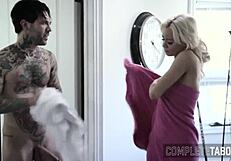 Taboo Teen 18+ Voyeur Babe Watches Masturbation