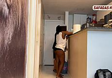 Hot milf in lingerie gets bareback cock in her ass