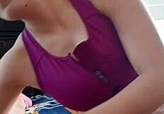 Watch her learn to suck that cock so well!