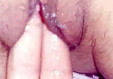 Lesbian Illusion Girls Finger Her Wet Pussy Until She Swallows Cum