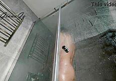 Latina brunette babe with big cock and monster cock barebacks perfect ass and tits