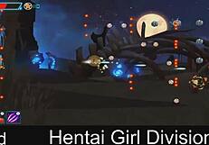 in this hentai, a girl from the neko division gets involved