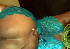 Fat booty ebony takes dick in lingerie fully