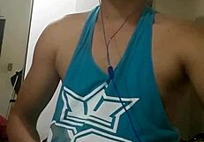 Girlfriend cums hard after intense fucking with friend