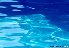 Black beauty Scarlett and Anya Krey in a threesome with a big black cock