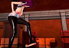 3D Cartoon Babe Sucks Big Cock and Gets Creampied