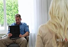 tiffani madison, the blonde milf boss, gets fucked in an extreme cheating fantasy