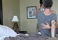 Homo Emo Boys Pound Cute Sissy in Bareback Cum Fest