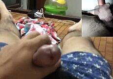 Gay Guy Sucks Cock Intensely During Web Chat