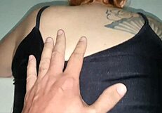 Is her shaved pussy getting fucked?