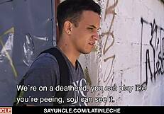 Straight Latino Tricked Into Riding Big Uncut Dick For Cash In Homemade Orgy