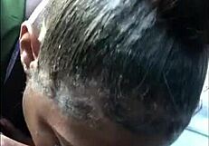 Ebony Slut With Big Tits Sucks Cock In Chipotle Parking Lot, Ends With Cumshot