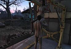 Intense Brunette Slave Undergoes Fallout 4 Hentai Training Fuck