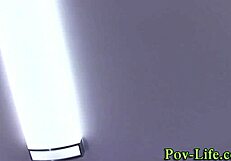 Oh, blonde teen 18+ jizzed in POV!