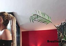 White whore's interracial encounter with two blacks