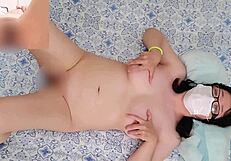 asian milf records herself masturbating with toys in a selfie video for personal enjoyment