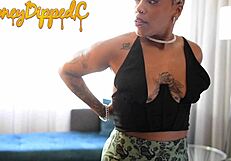 I'm slipping into this tight dress, ready to cheat with my boss and show off my ass.