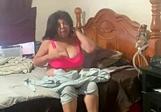 big tits teased while fingering wet pussy hard