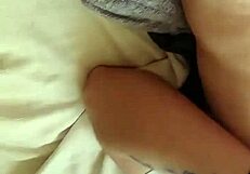 Blindfolded old man blowjob!