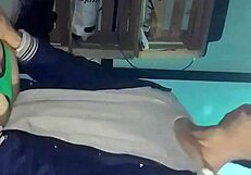 Latina milf bent over for doggystyle with emo couple