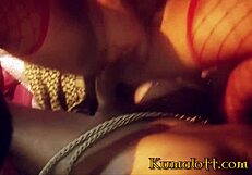 Busty Blonde Babes Engage In Intense Sex At The Dojo.