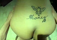 Wife bends over for technician's big cock