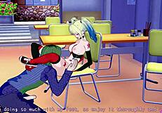 i’m obsessed with harley quinn hentai blowjobs
