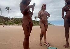 Fucking Hot Woman On Beach With Spectators